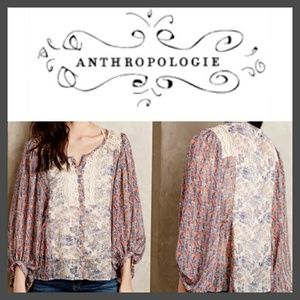 Anthropologie HD in Paris Chinoiserie Peasant Top